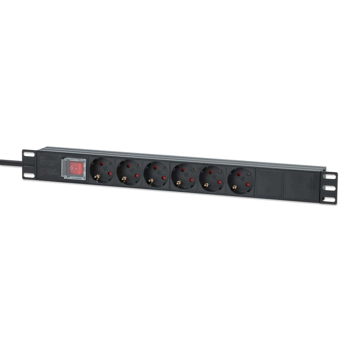 Barra multicontacto PDU con 6 salidas para rack de 19" Image 1