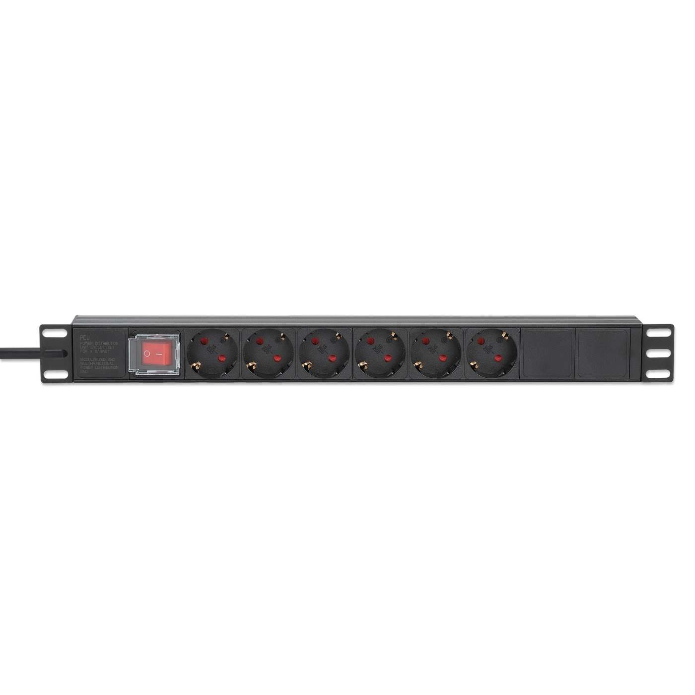 Barra multicontacto PDU con 6 salidas para rack de 19" Image 4