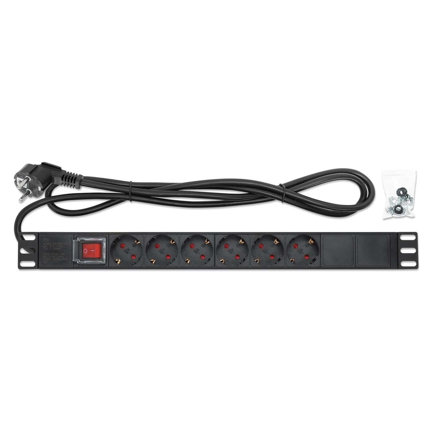 Barra multicontacto PDU con 6 salidas para rack de 19" Image 6
