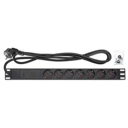 Unidad de distribución de energía (PDU) de 7 salidas para montaje en rack de 19" 1U / Protector de sobretensiones Image 6