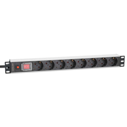 Barra multicontactos de 8 salidas para montaje en 1 U de rack de 19" - Enchufes Tipo Aleman Image 3