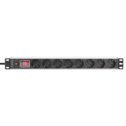 Barra multicontactos de 8 salidas para montaje en 1 U de rack de 19" - Enchufes Tipo Aleman Image 4