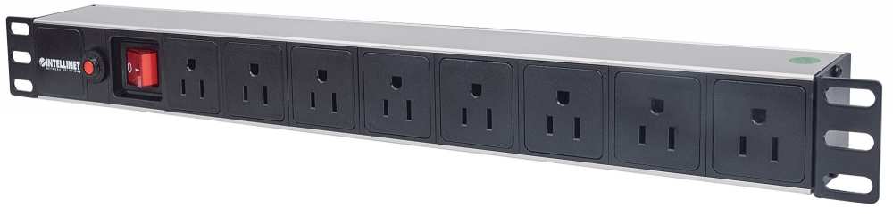  Unidad de distribución de alimentación (PDU) de 8 salidas para montaje en rack 1U de 19" Image 1