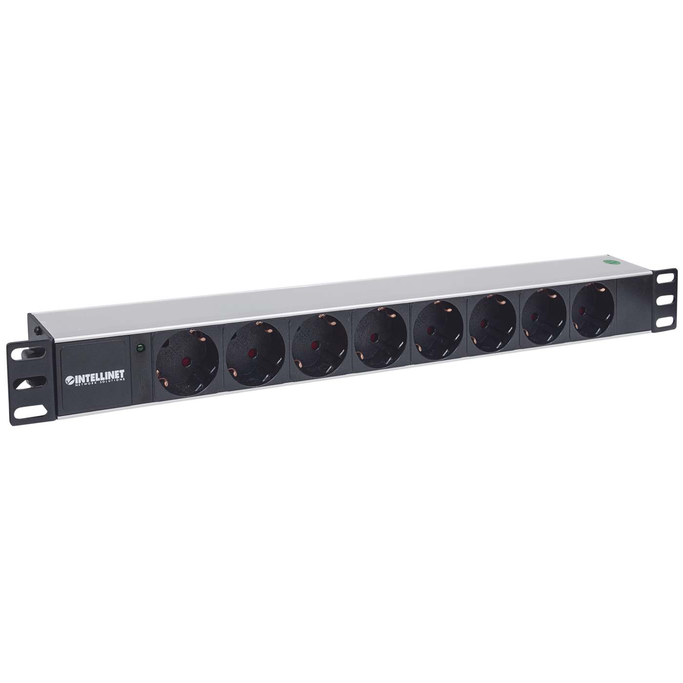 Barra multicontactos de 8 salidas para montaje en 1U de rack de 19" - Enchufes Tipo Aleman Image 3