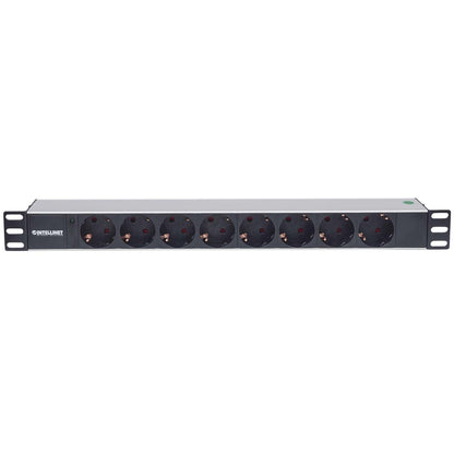 Barra multicontactos de 8 salidas para montaje en 1U de rack de 19" - Enchufes Tipo Aleman Image 4