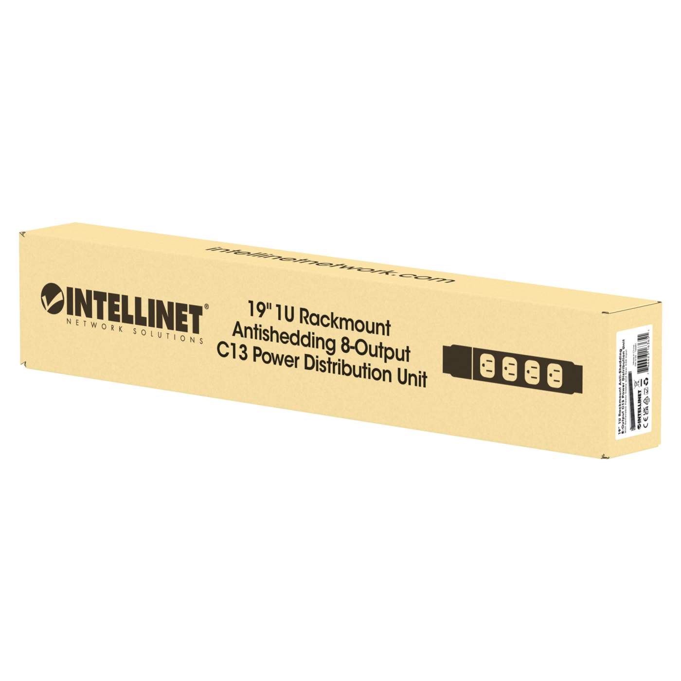 Barra multicontactos PDU con 8 salidas C13 anti-desconexión para rack de 19" Packaging Image 2