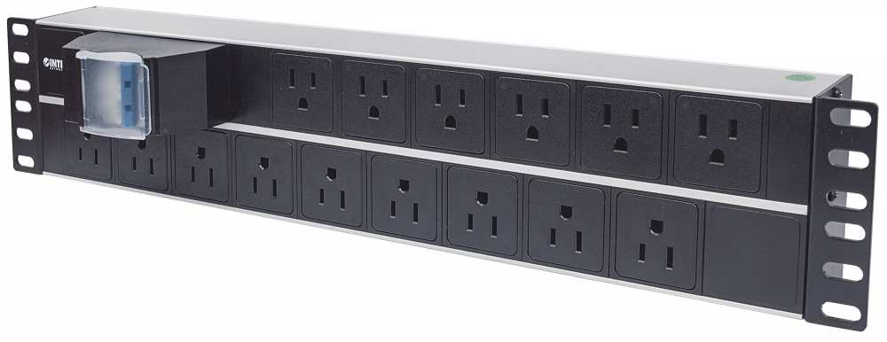 Barra multicontactos de 15 salidas para montaje en 2U de rack de 19" - Enchufes Tipo EU (NEMA 5) Image 1