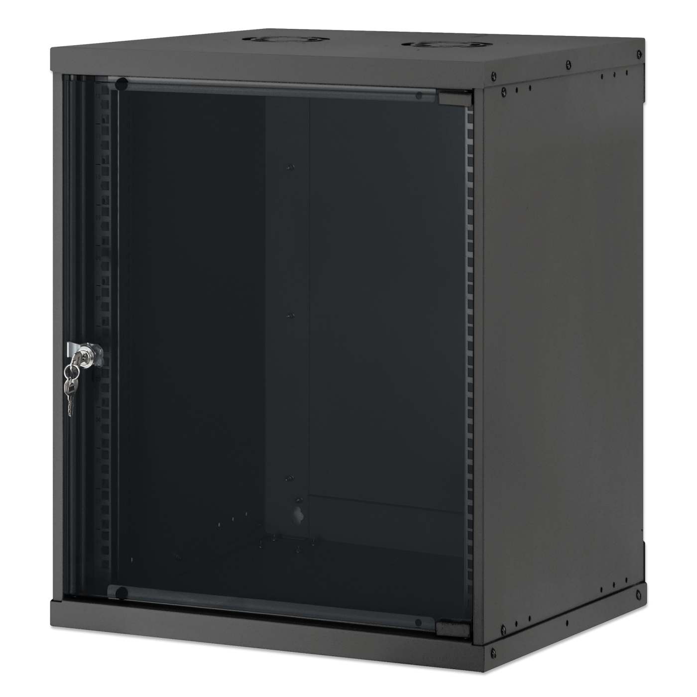 Gabinete de red básico para montaje en pared 19",  12U, 400 mm. Profundidad, negro Image 1