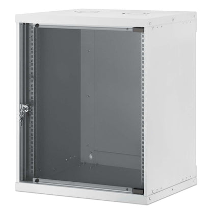 Programa básico de Gabinete de Pared de 19", 12 U, 400 mm, Profundo, Gris Image 1