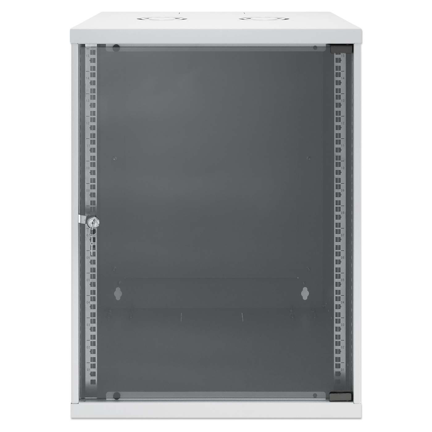 Gabinete de red básico para montaje en pared 19", 15U, 400 mm. Profundidad, Gris Image 3