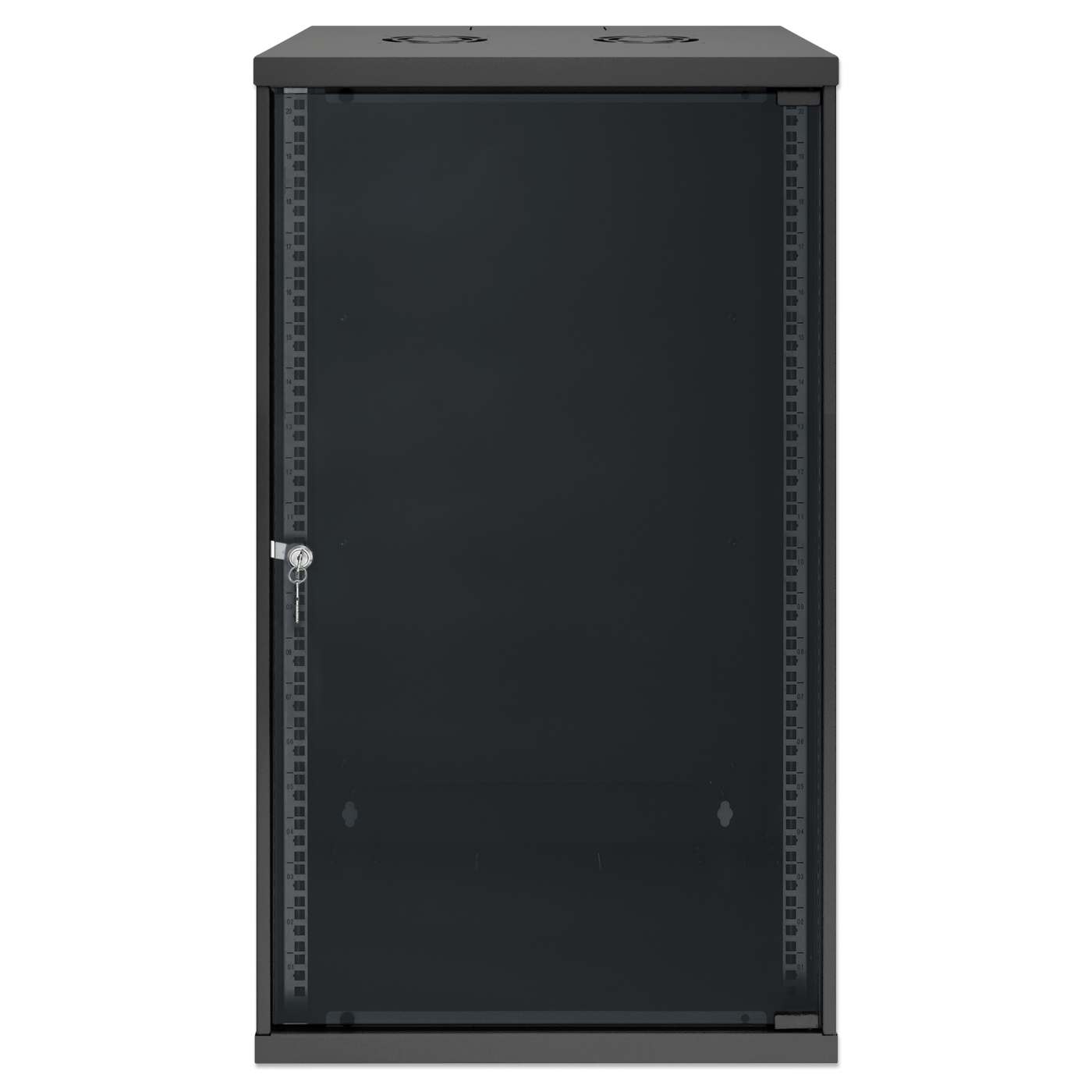Gabinete de red básico para montaje en pared 19",  20U, 400 mm. Profundidad, Negro Image 3