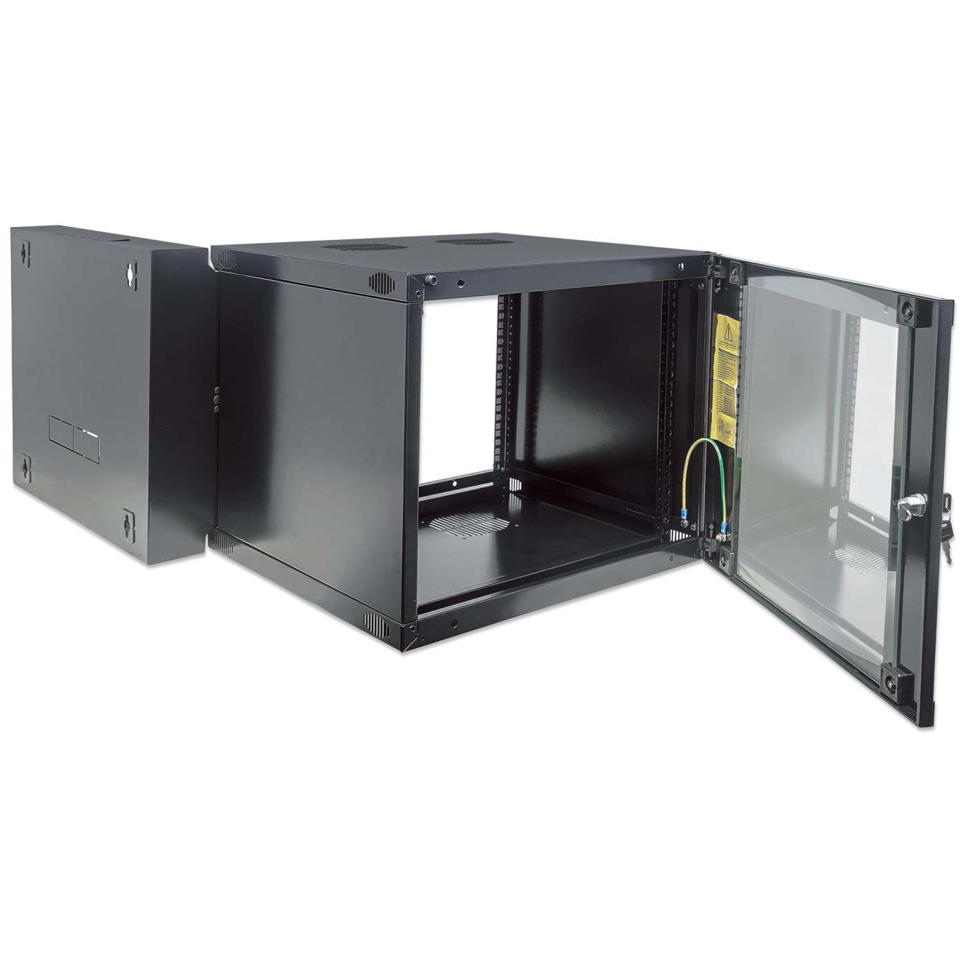 Gabinete mural abatible 19", 12U, FlatPack Image 7