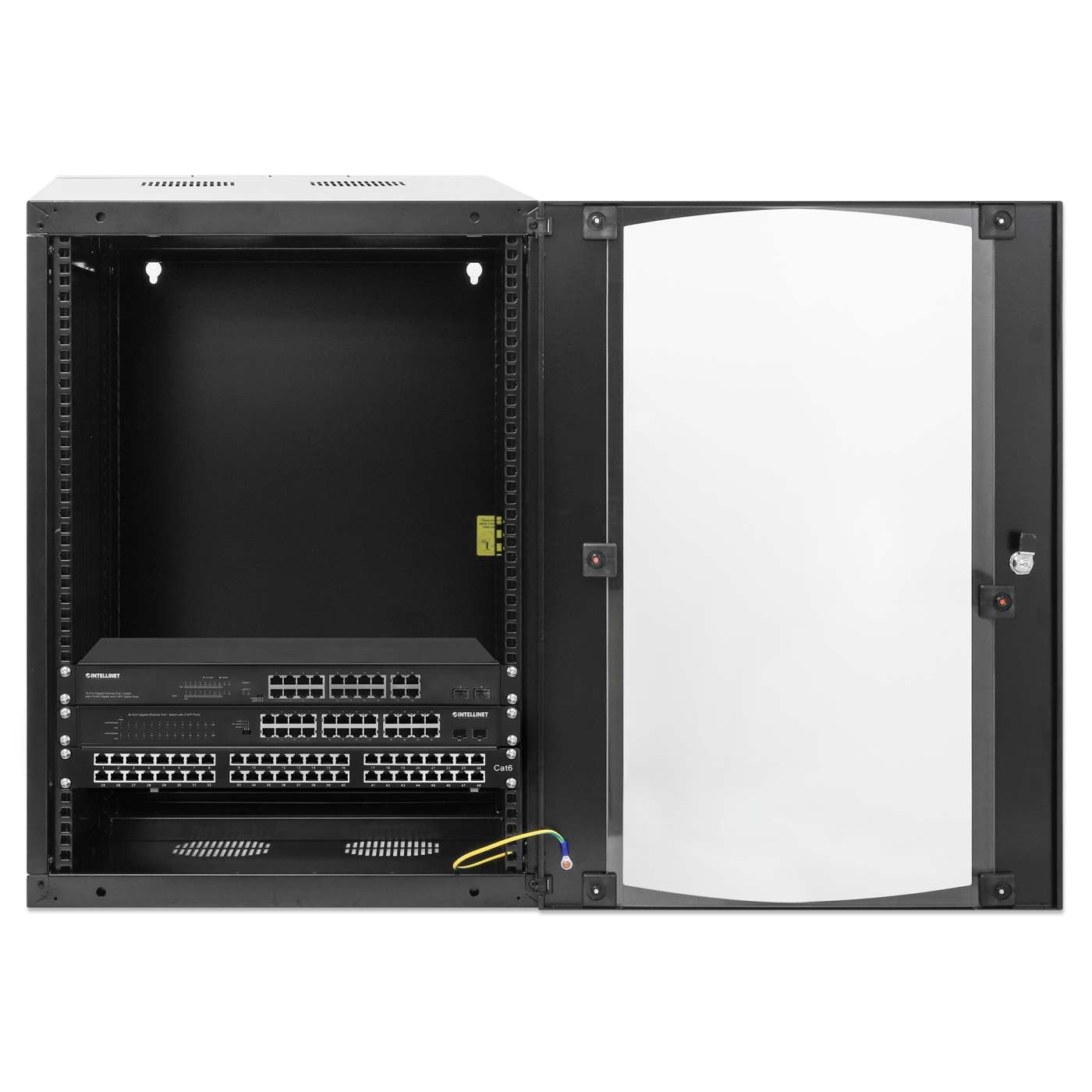 Gabinete mural abatible 19", 15U, FlatPack Image 4