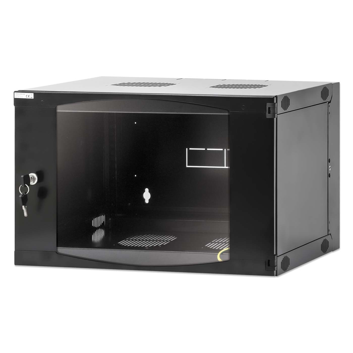 19in. Wallmount 6U 540*450 Steel Black Image 1