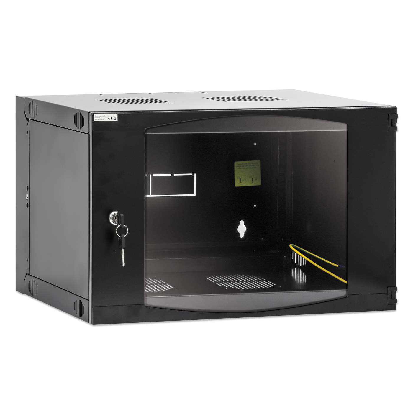 19in. Wallmount 6U 540*450 Steel Black Image 2