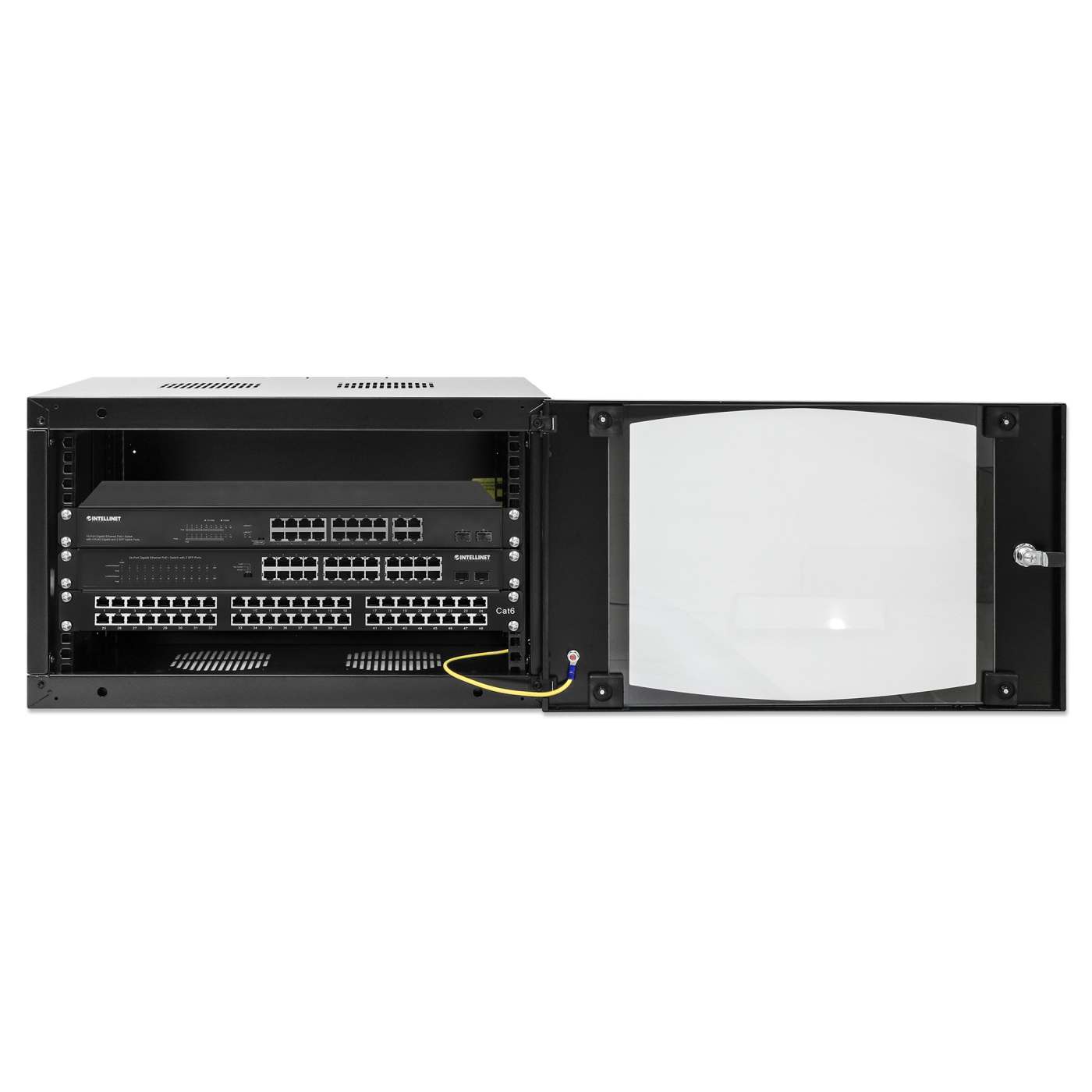 19in. Wallmount 6U 540*450 Steel Black Image 4