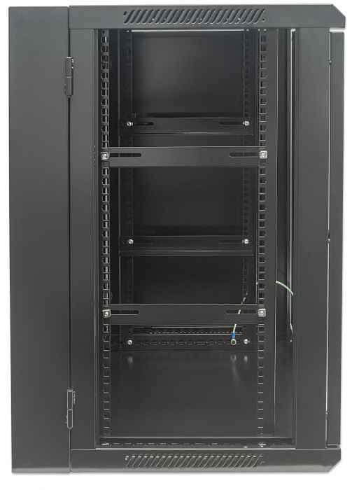 Gabinete mural abatible 19", 9U, Ensamblado Image 4