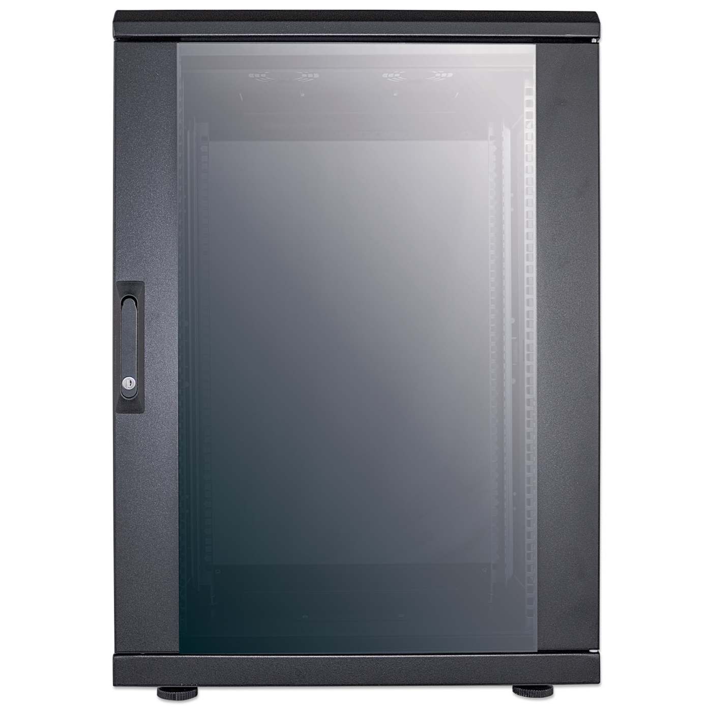 Armario de red de 19", 16U, 600 (profundidad) x 600 (anchura) x 878 (altura) mm, negro Image 3
