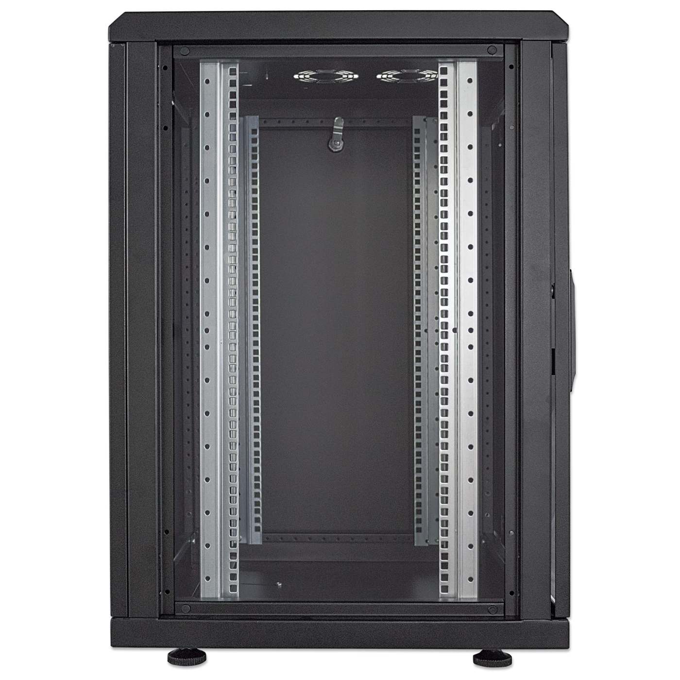 Armario de red de 19", 16U, 600 (profundidad) x 600 (anchura) x 878 (altura) mm, negro Image 4