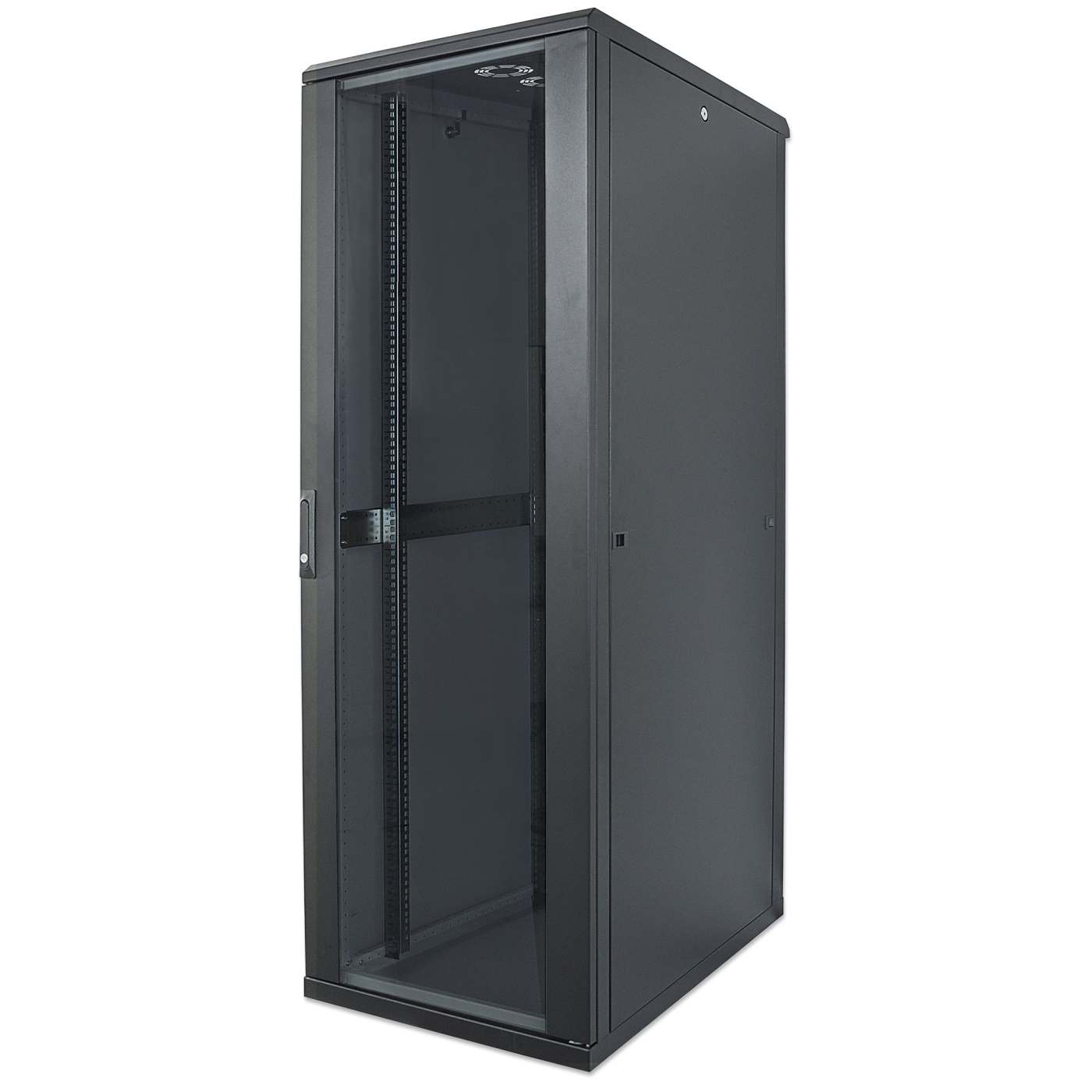 GABINETE 19" RACK CERRADO 26U PUERTA CRISTAL 600*800 FLATPACK Image 1