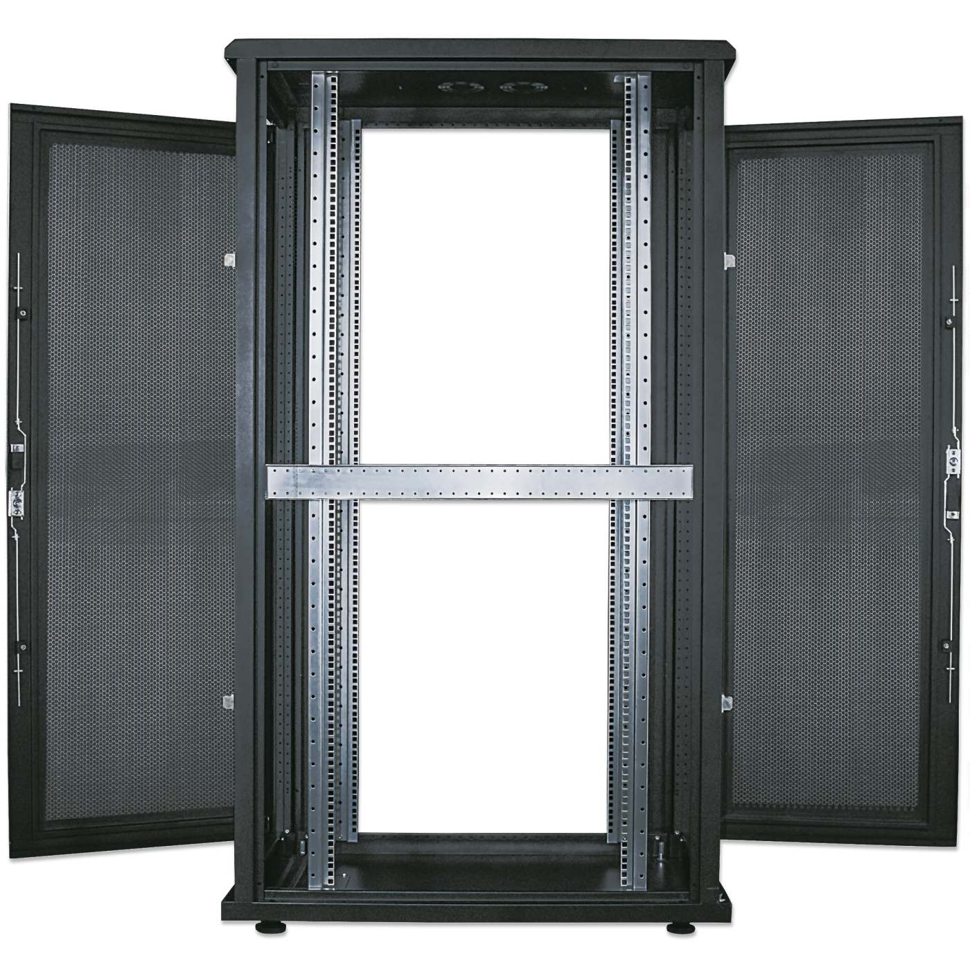 Gabinete de 19", 800x1000 con puertas de acero perforadas, 42U Image 9