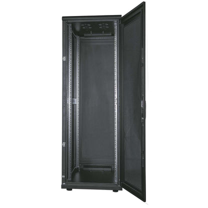 Gabinete de 19", 800x1000 con puertas de acero perforadas, 42U Image 5