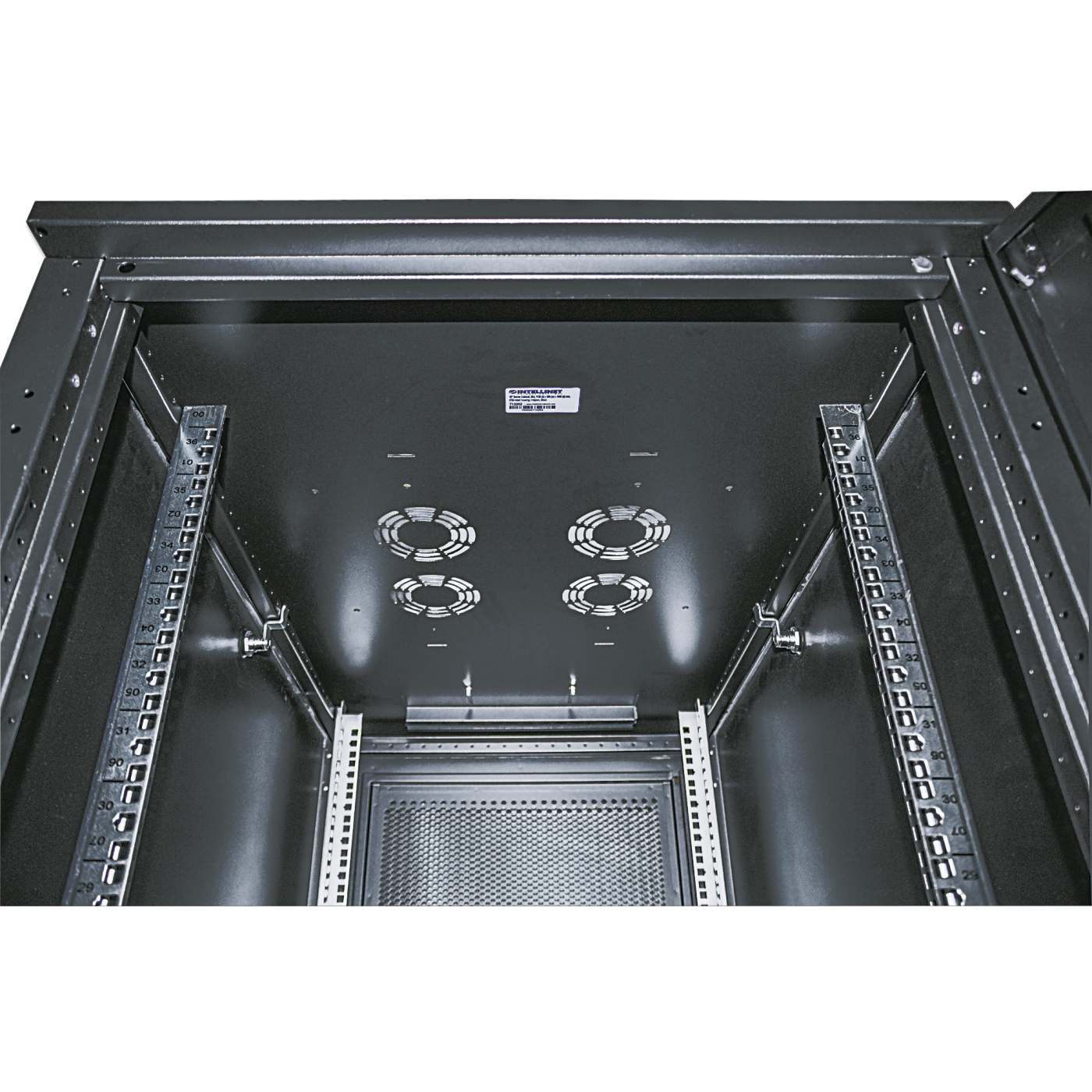 Gabinete de 19", 800x1000 con puertas de acero perforadas, 42U Image 6