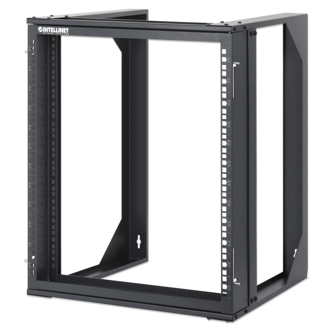 Rack abierto de 19" para montaje en pared, 2 postes, 12U Image 1
