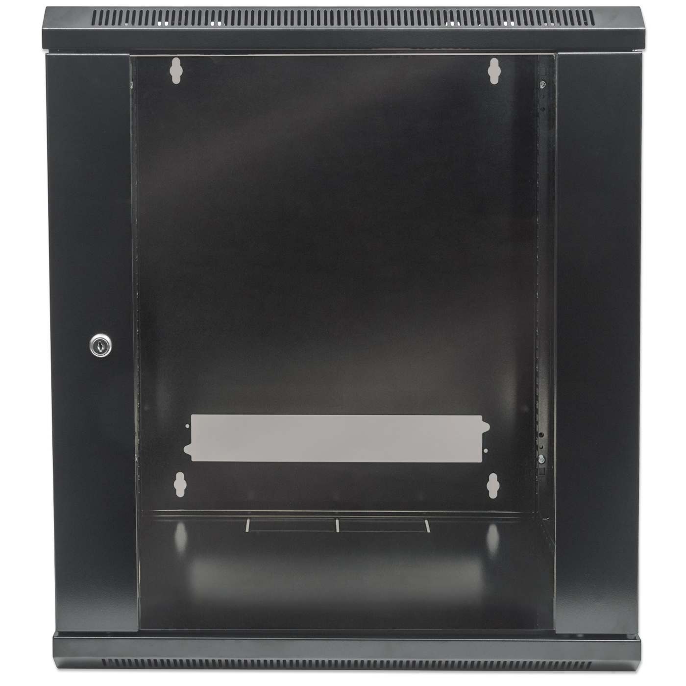 Gabinete de montaje en pared de 19", 12U, 450 mm (17.7 pulg.) Profundidad, Negro Image 3