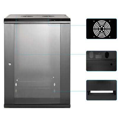 Gabinete mural de 19", 15U, FlatPack Image 6