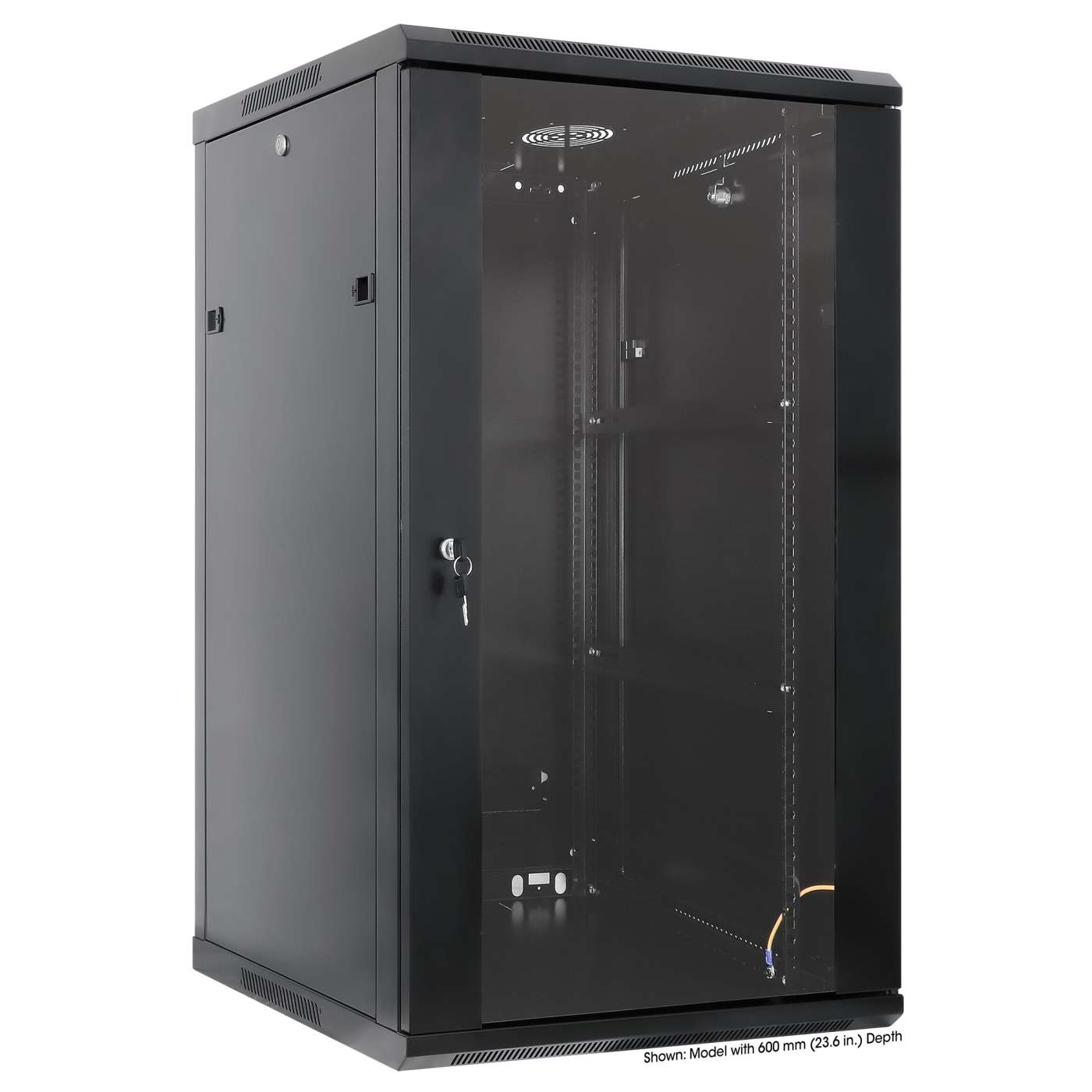 Armario de pared de 19", 20U, 450 mm (17,7 pulgadas) de profundidad, negro Image 2