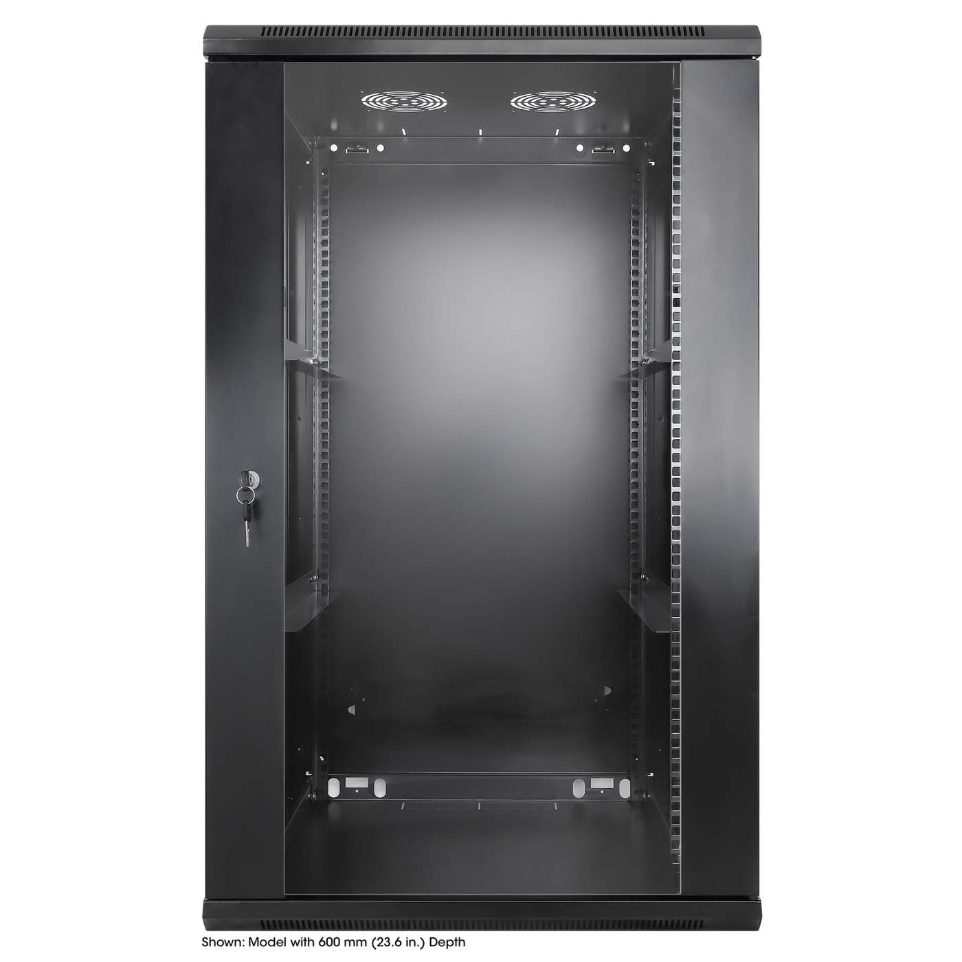 Armario de pared de 19", 20U, 450 mm (17,7 pulgadas) de profundidad, negro Image 3