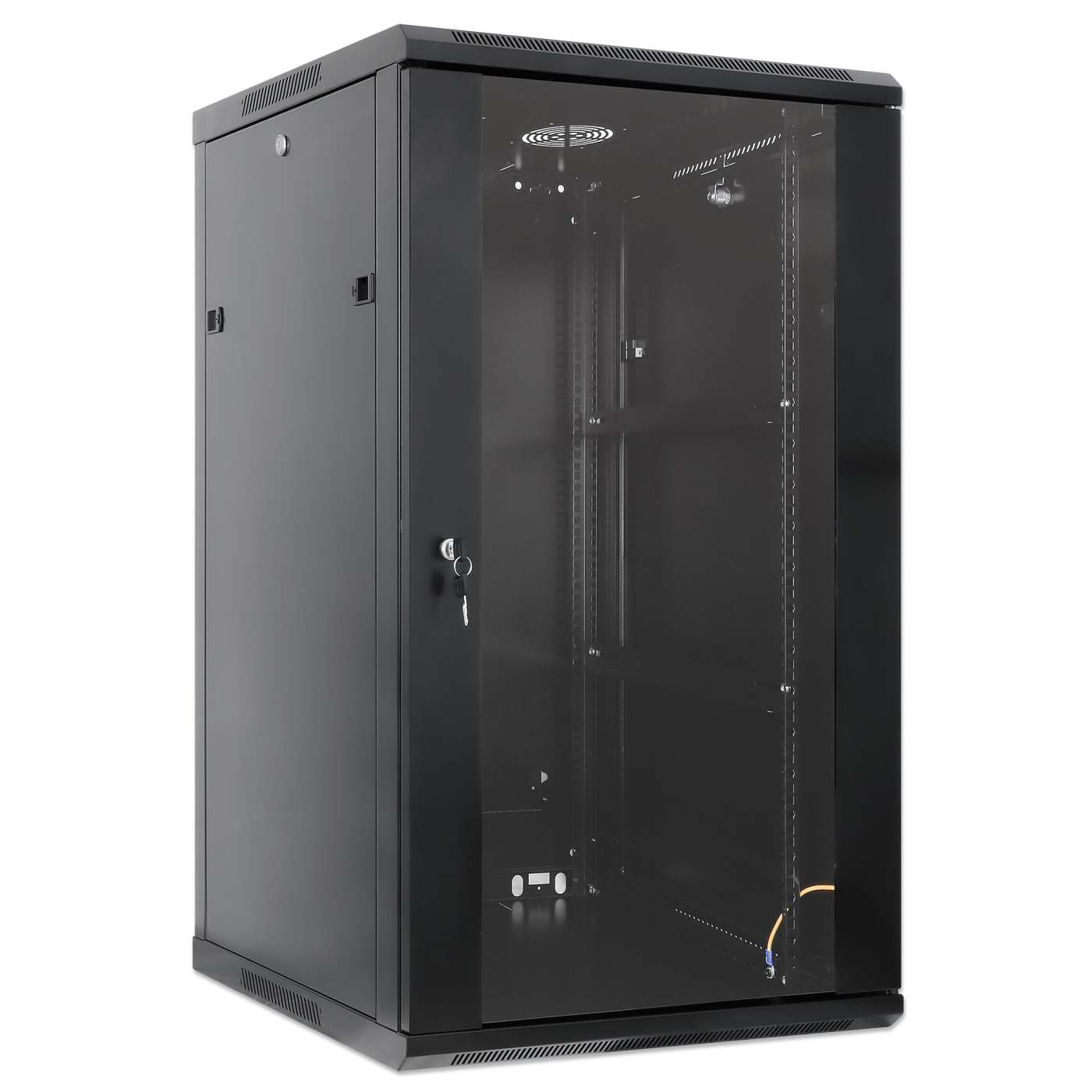 Armario de pared de 19", 20U, 600 mm (23,6 pulgadas) de profundidad, negro Image 2