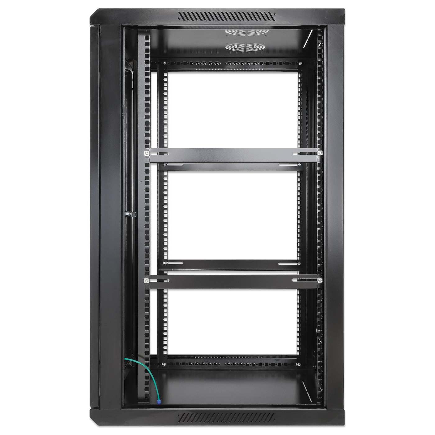 Armario de pared de 19", 20U, 600 mm (23,6 pulgadas) de profundidad, negro Image 5