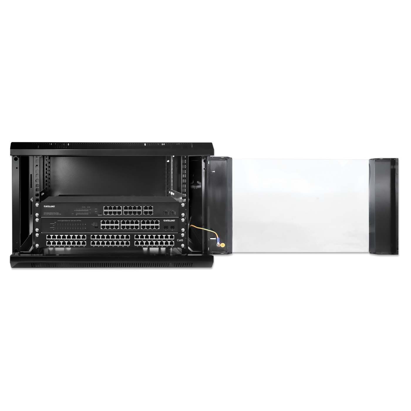 Gabinete mural de 19", 6U, Ensamblado Image 7