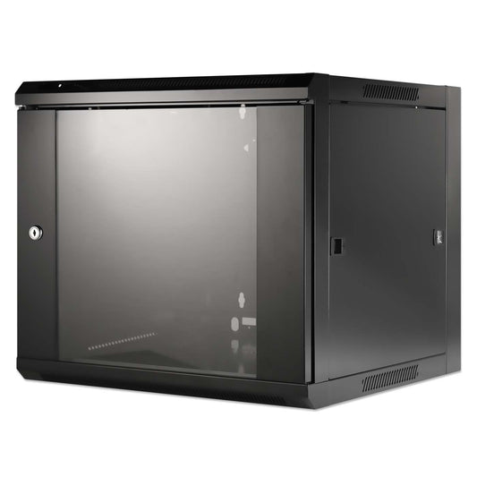 Armario de pared de 19", 9U, 600 mm (23,6 pulgadas) de profundidad, negro Image 1
