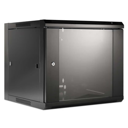 Armario de pared de 19", 9U, 600 mm (23,6 pulgadas) de profundidad, negro Image 2