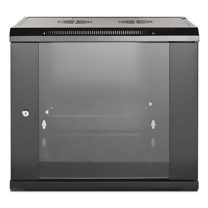 Armario de pared de 19", 9U, 600 mm (23,6 pulgadas) de profundidad, negro Image 3