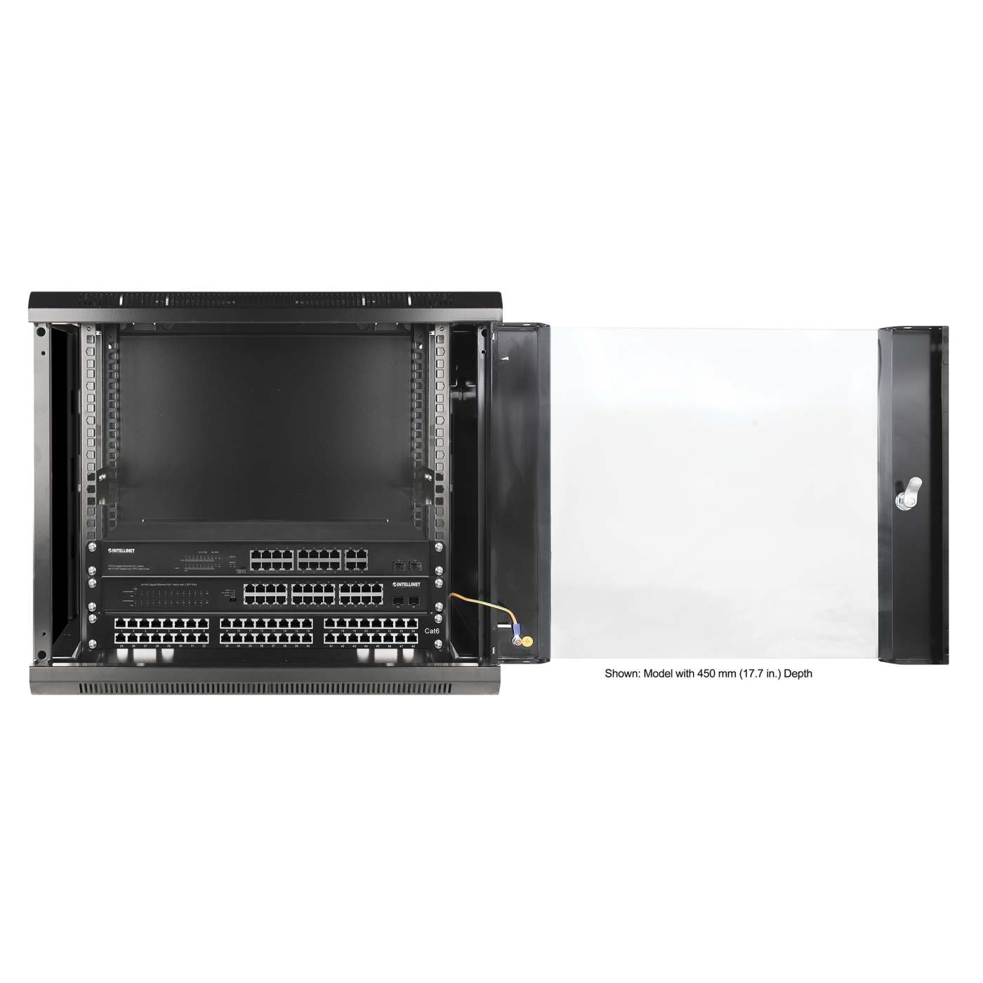 Gabinete mural de 19", 9U, Ensamblado Image 7