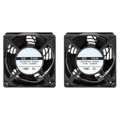 Unidad de ventilación de 2 ventiladores para gabinetes murales de 19" Image 4