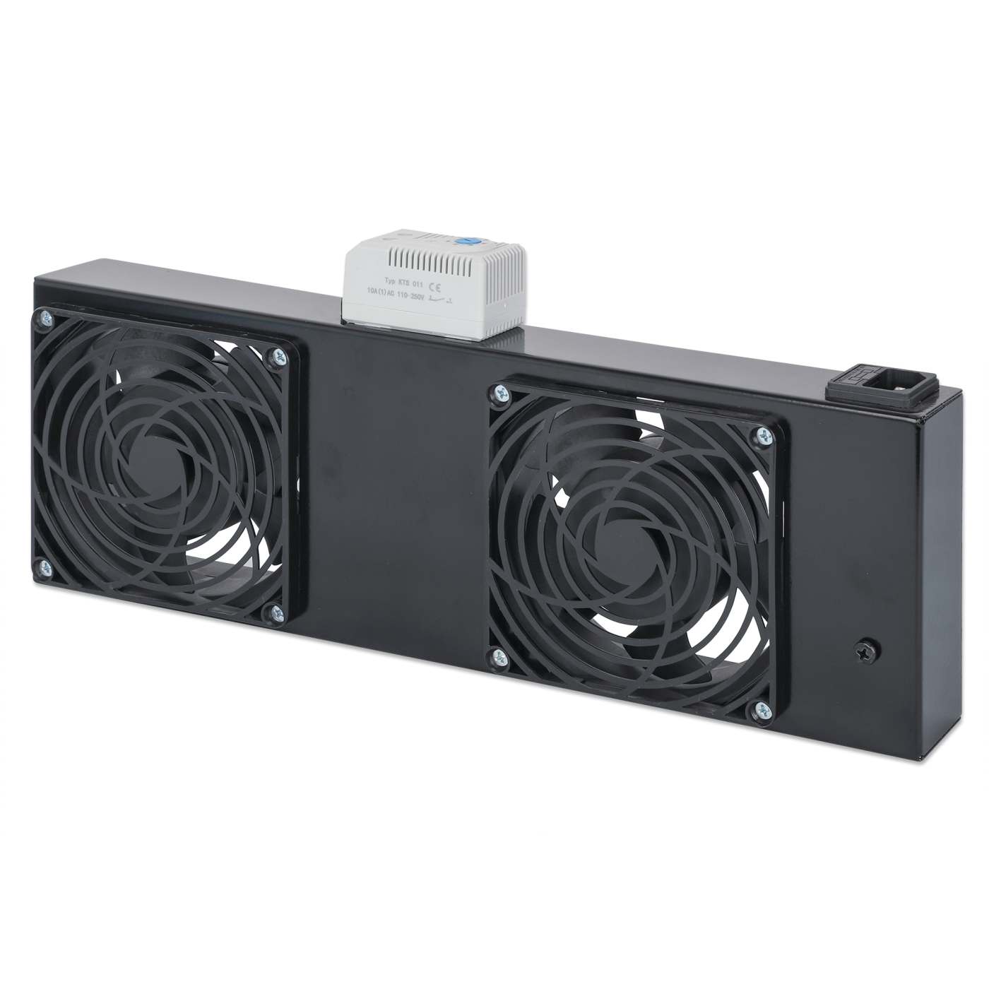 Unidad de Doble Ventilación con Termostato para Gabinete de pared de 19" Image 2