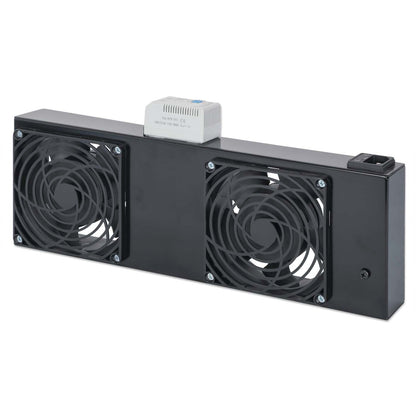 Unidad de Doble Ventilación con Termostato para Gabinete de pared de 19" Image 2