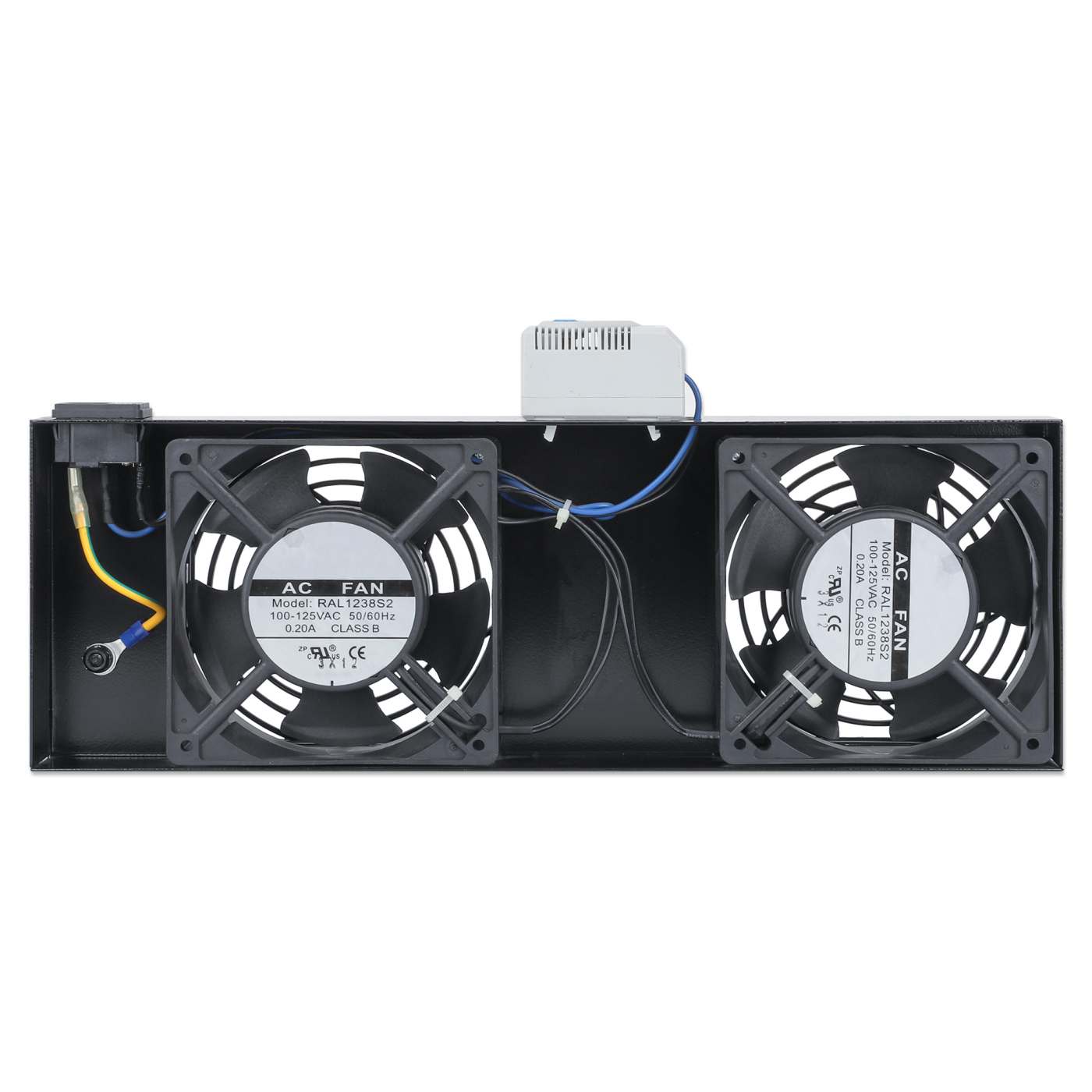 Unidad de Doble Ventilación con Termostato para Gabinete de pared de 19" Image 4