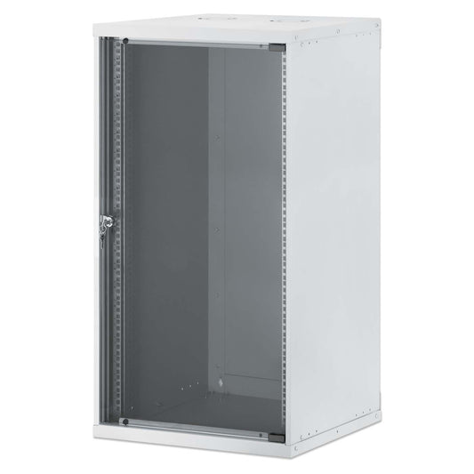 Gabinete de red para montaje en pared de 20U 19", línea básica, 560 mm de profundidad, gris Image 1