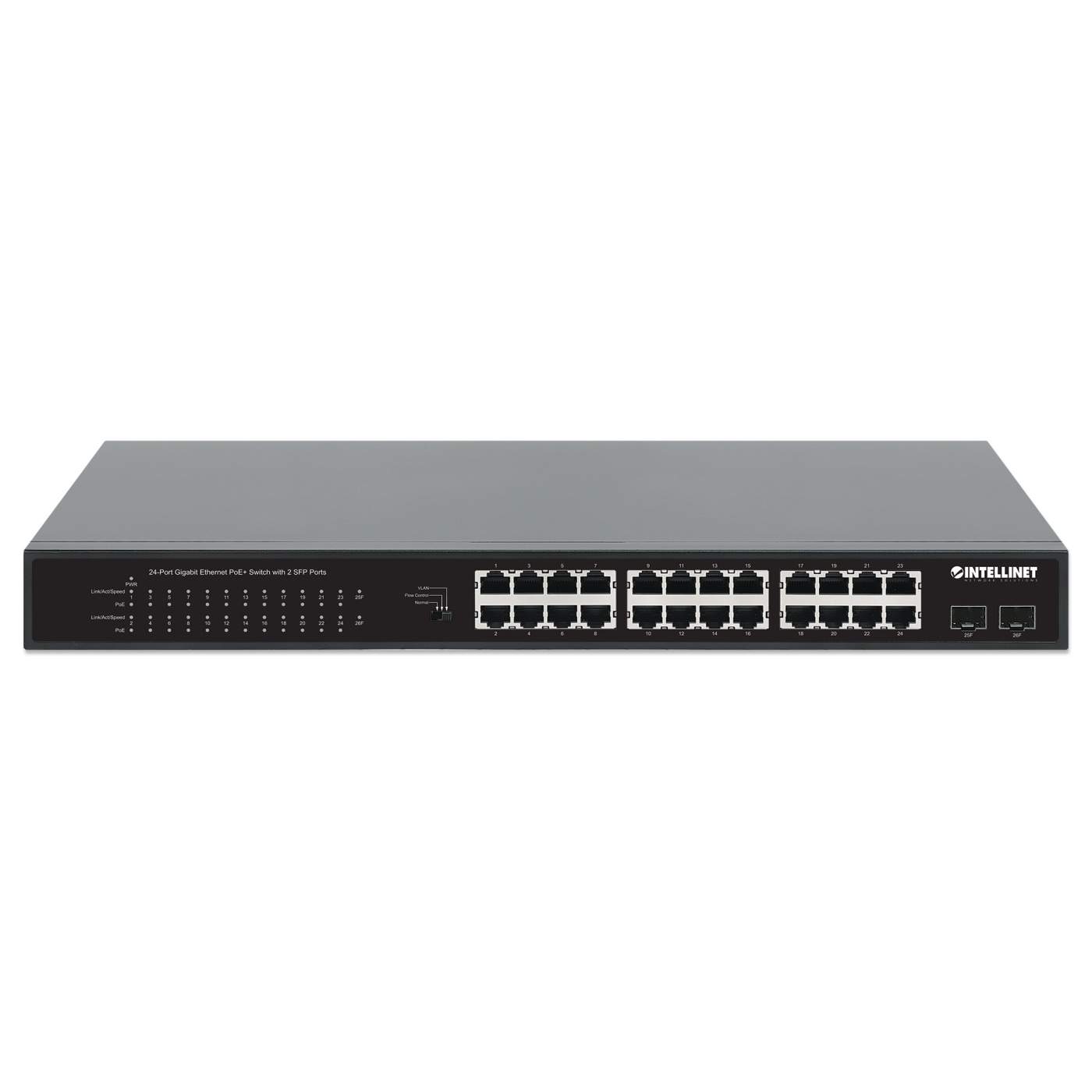 Switch PoE+ de 24 puertos Gigabit con 2 puertos SFP Image 4