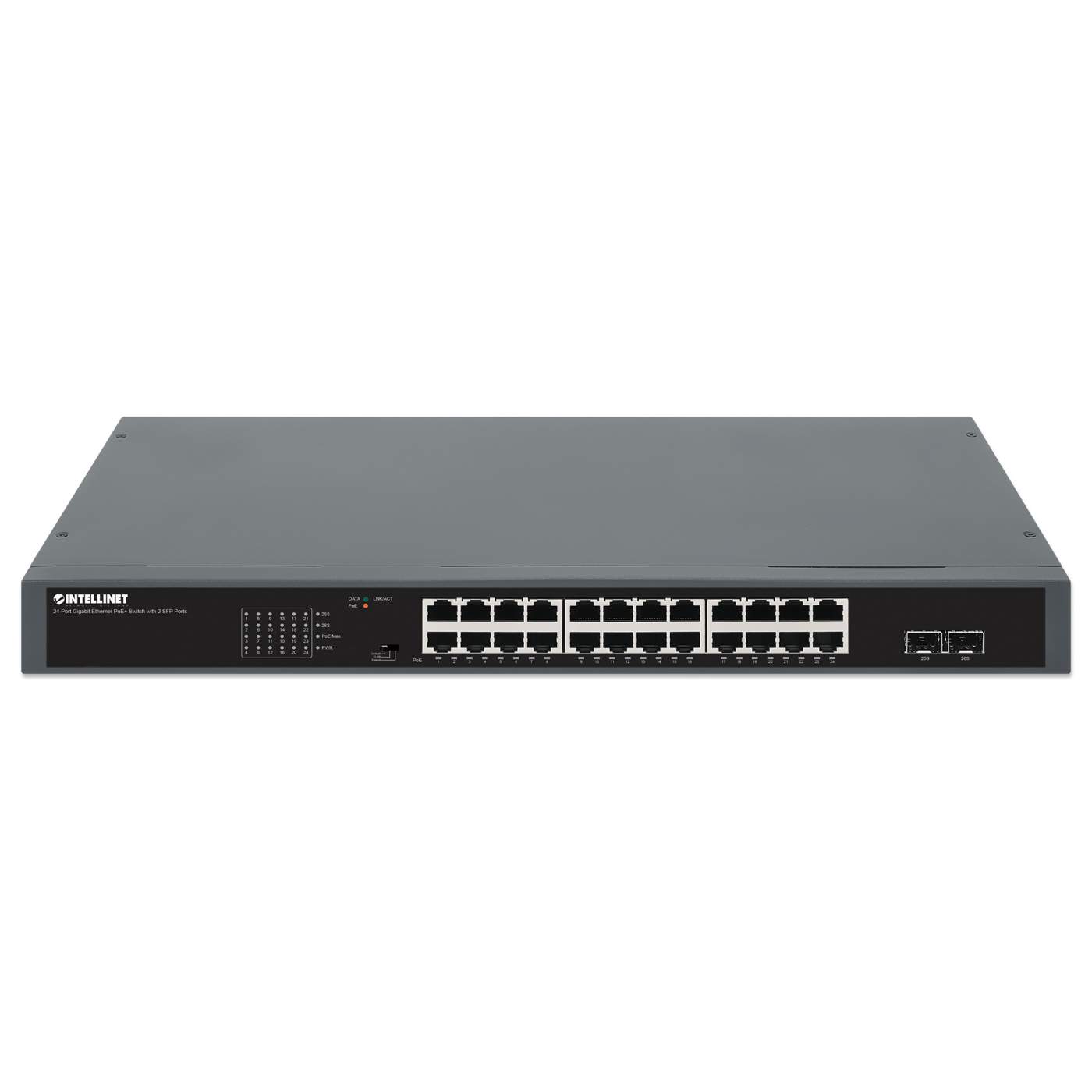 Switch PoE+ Gigabit Ethernet de 24 puertos con 2 puertos SFP, Extensión PoE a 250 m Image 4
