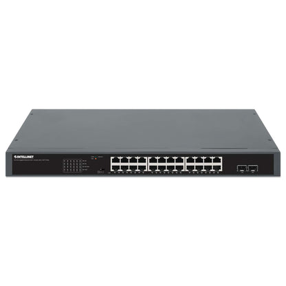Switch PoE+ Gigabit Ethernet de 24 puertos con 2 puertos SFP, Extensión PoE a 250 m Image 4