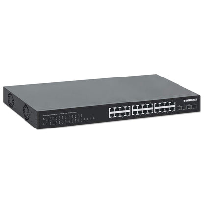 Switch PoE+ con 24 puertos Gigabit y 4 puertos 10G SFP+ Image 3