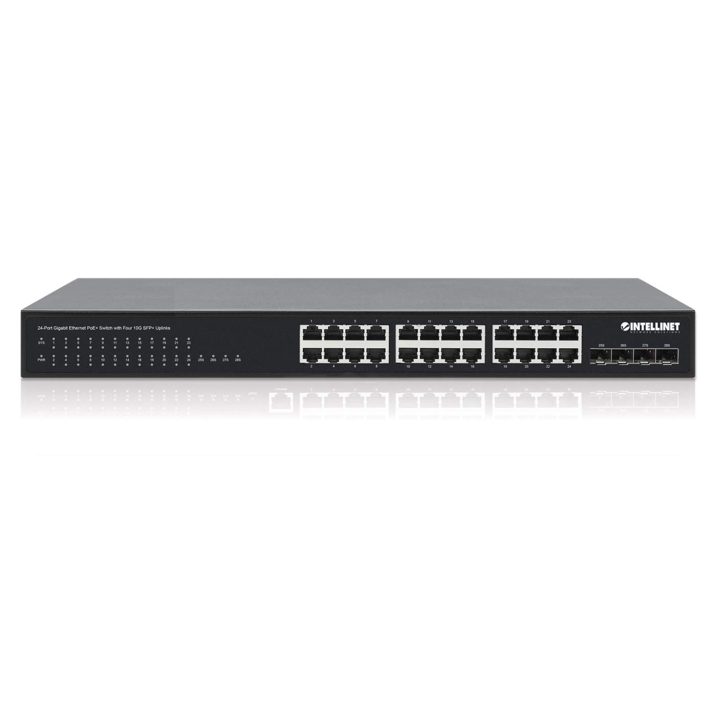 Switch PoE+ con 24 puertos Gigabit y 4 puertos 10G SFP+ Image 6