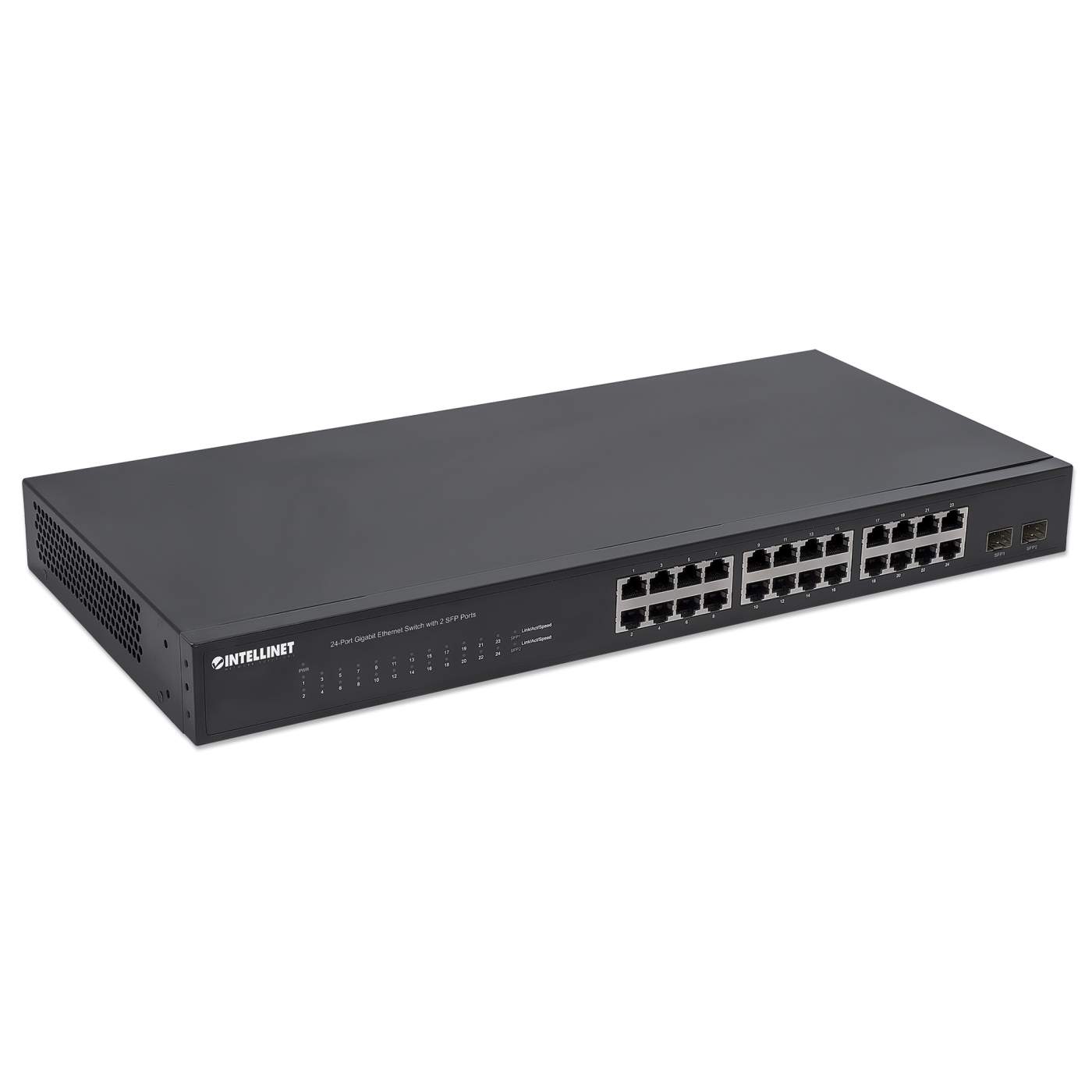 Switch de 24 Puertos Gigabit Ethernet con 2 puertos SFP Image 3